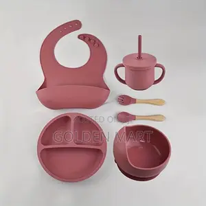6 በ 1 ጥራት ያለው የህጻናት ምግብ መመገቢያ እቃ