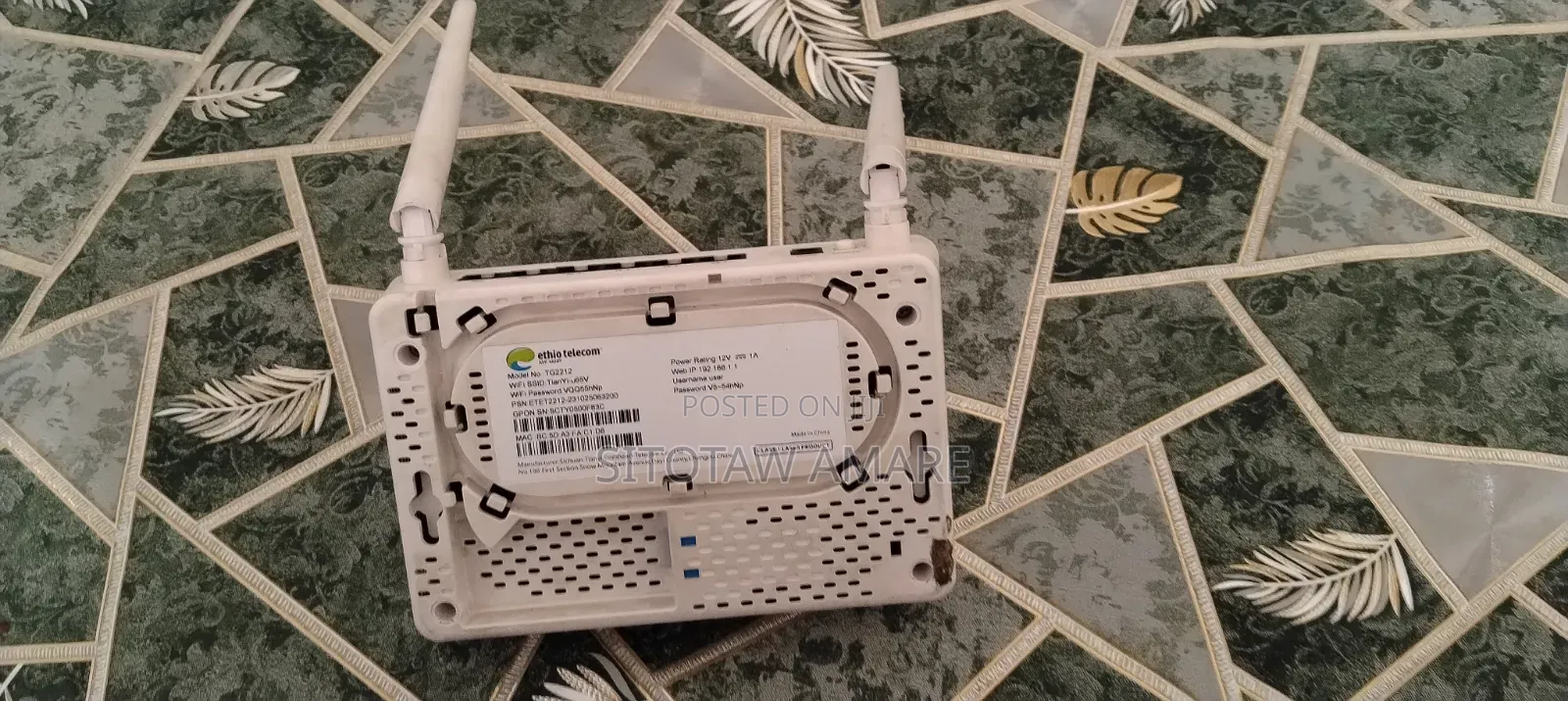 Ethio Telecom Q Wifi Router