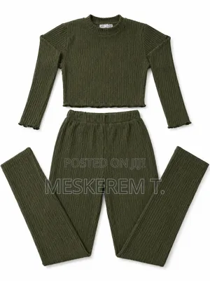 Olive Green Two-Piece Set