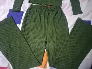 Olive Green Two-Piece Set