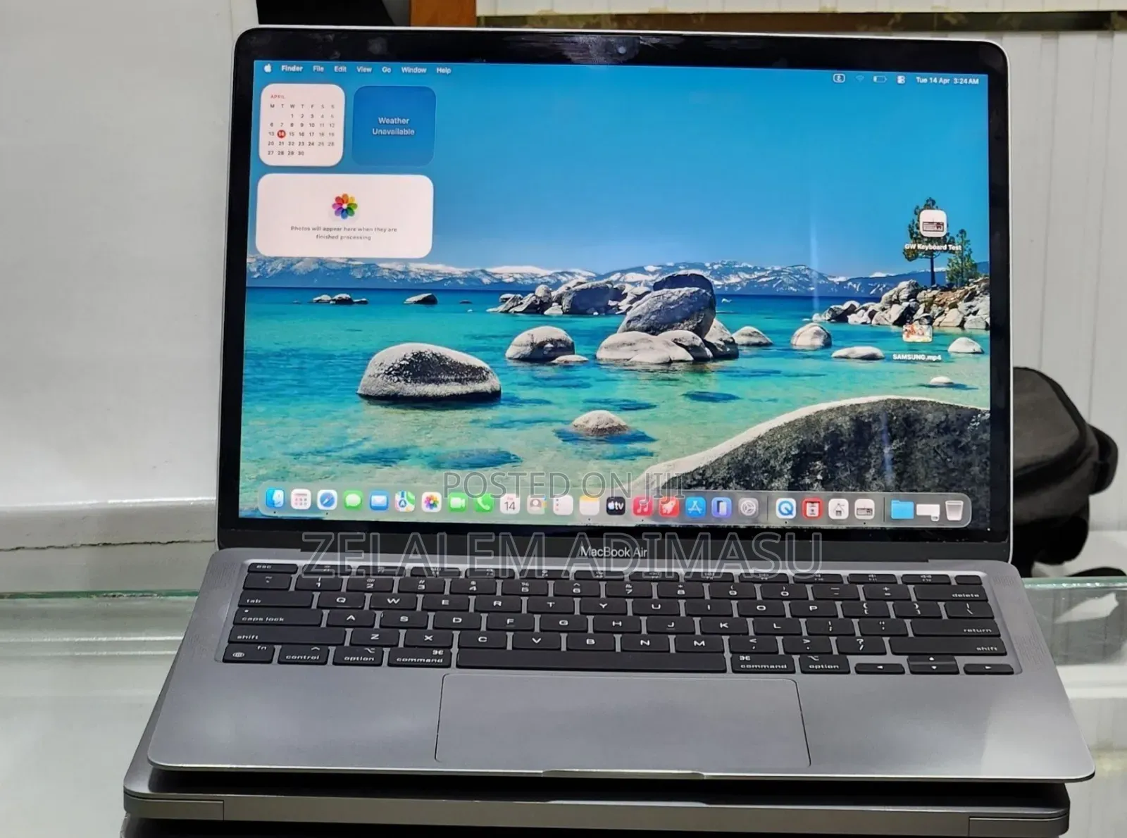 New Laptop Apple MacBook Air 2020 M1 8GB Apple M1 SSD 256GB