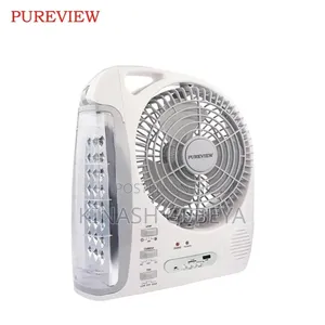 6in1 Rechargeable Fan With Led Lamp