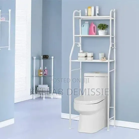 Over Toilet Wc Rack ትልቁ Size ሙሉ በሙሉ ብረት