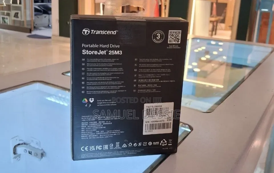 Brand New External Transcend Hard Disk