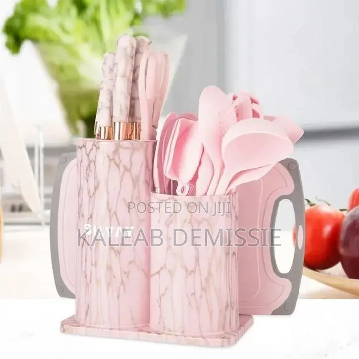 25 PCS Kitchenware Set(ከፍተኛ ሙቀት ከሚቋቋም ሲልከን የተሰሩ )