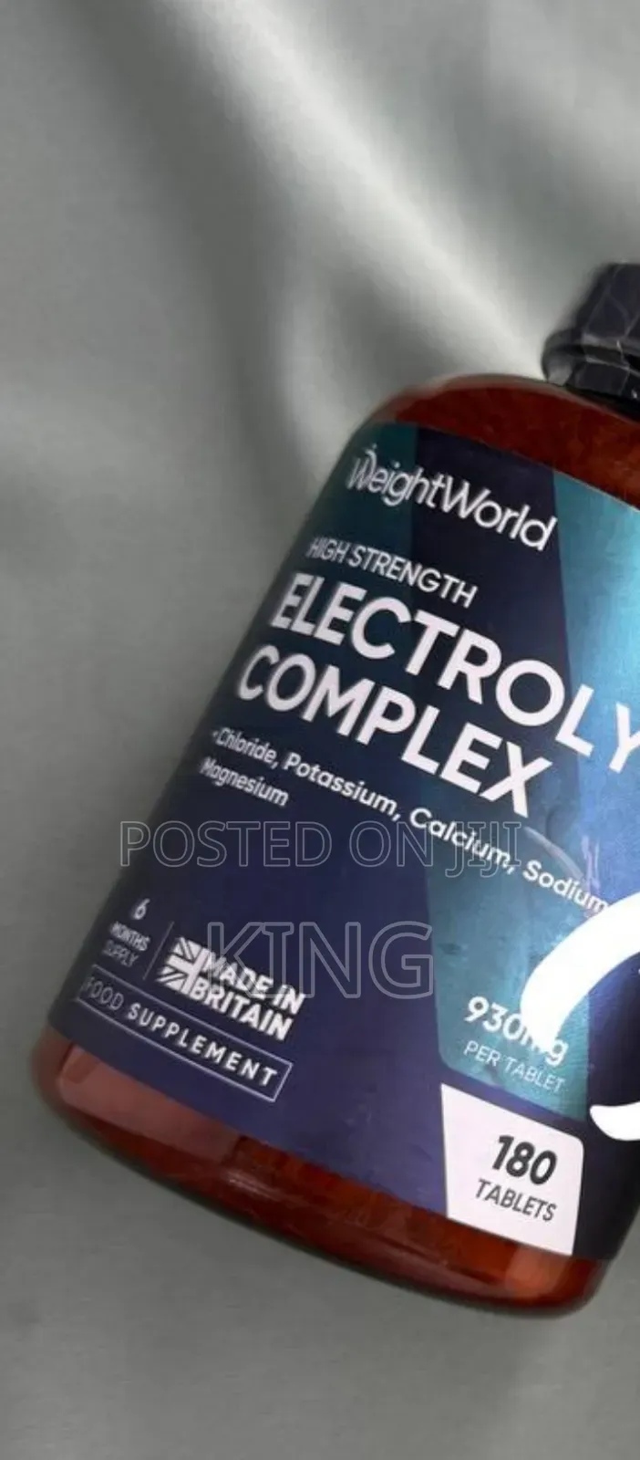 Weight World Electrolyte Complex 930mg 180 Tablets