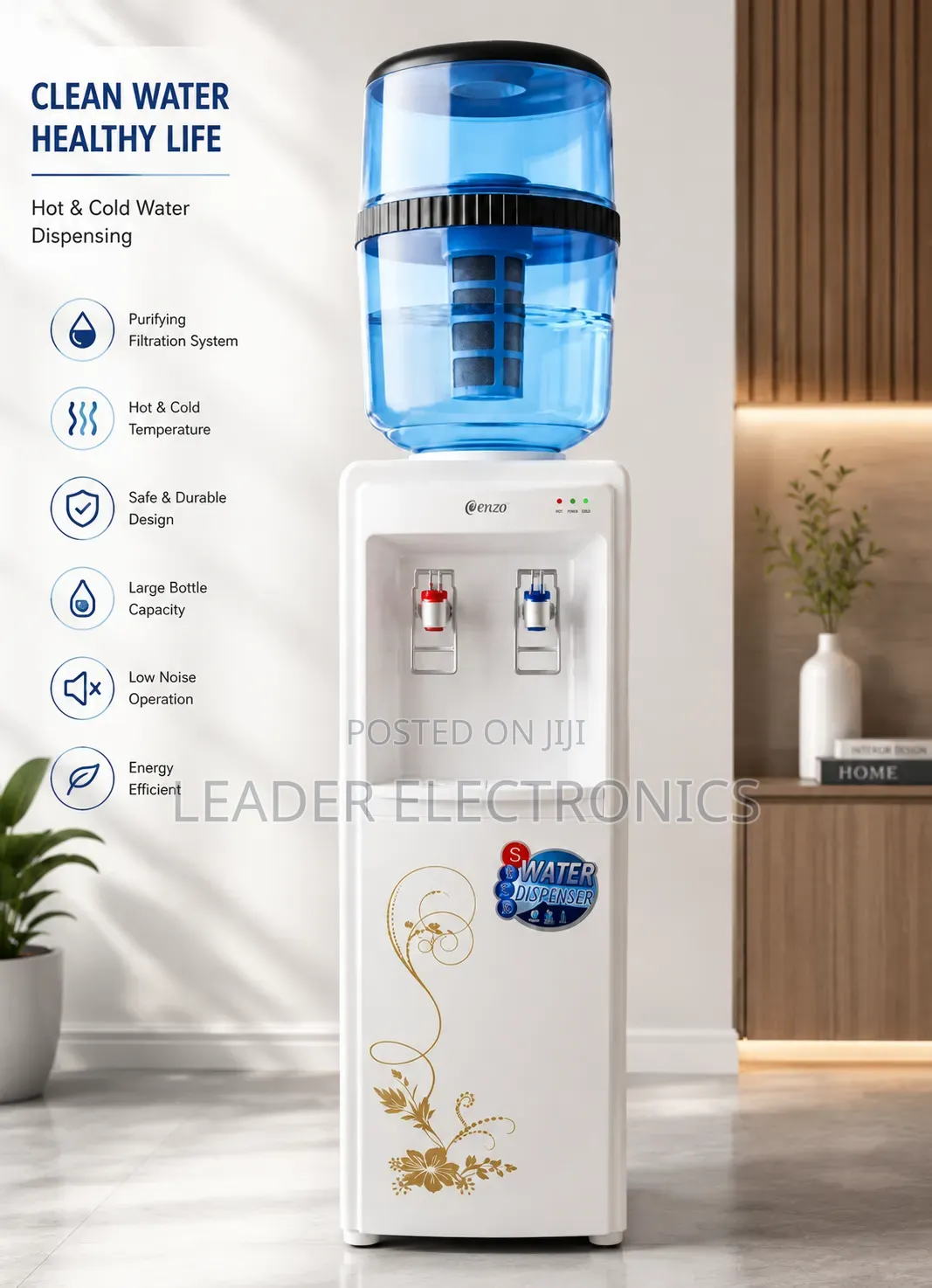 Enzo Water Purifier 20l – ንጹህ የመጠጥ ውሃ