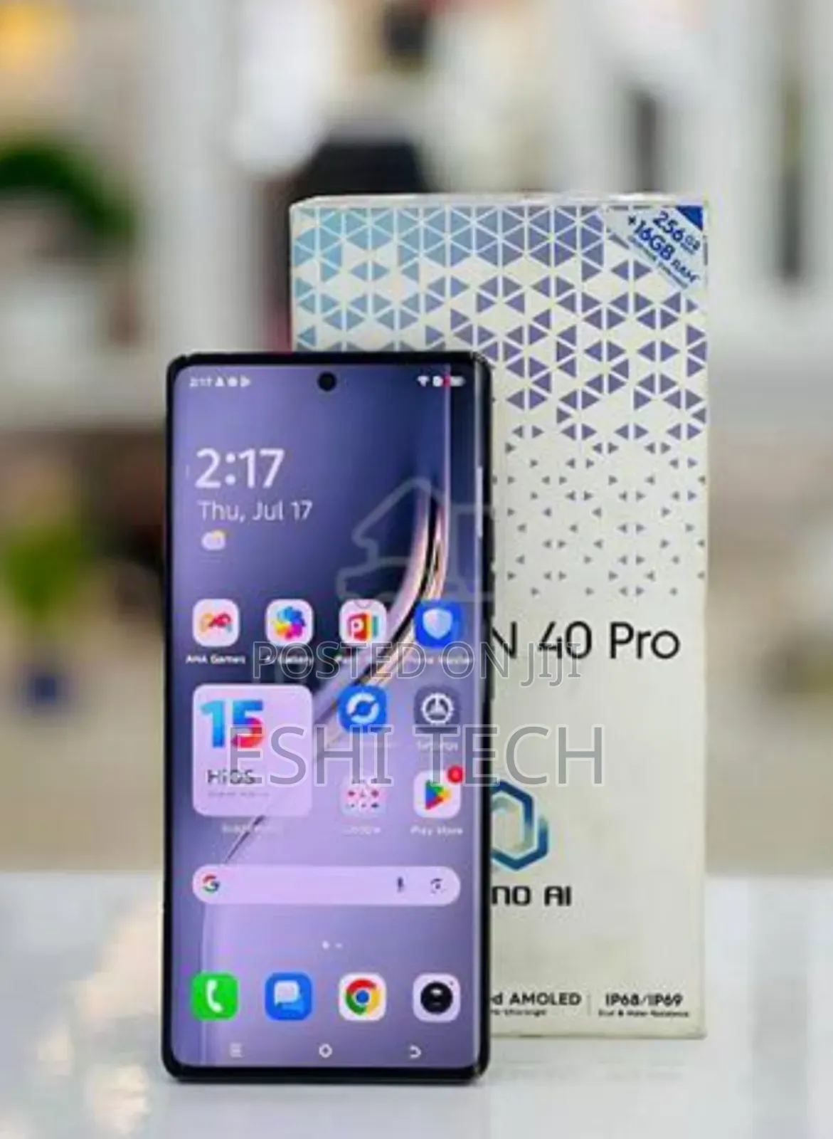 New Tecno Camon 40 256 GB Black