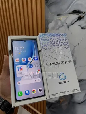 New Tecno Camon 40 256 GB Black