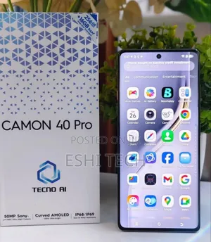 New Tecno Camon 40 256 GB Black