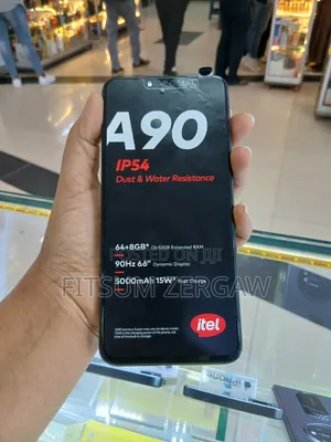 New Itel A90 64 GB Black