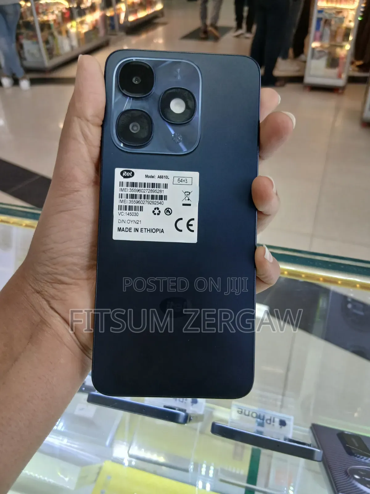 New Itel A90 64 GB Black