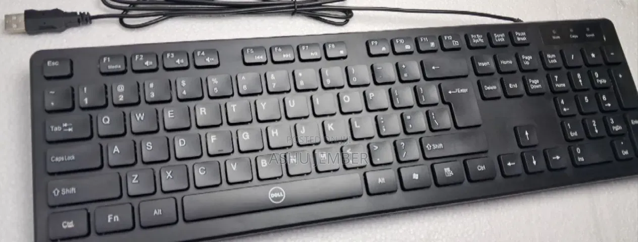 Dell Usb Wired Keyboard. Key Features Include: