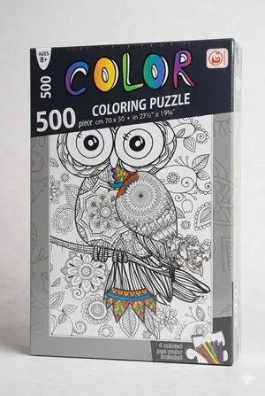 "Color" 500-Piece Coloring Puzzle | "Color" 500 ክፍል የቀለም እንቆቅልሽ