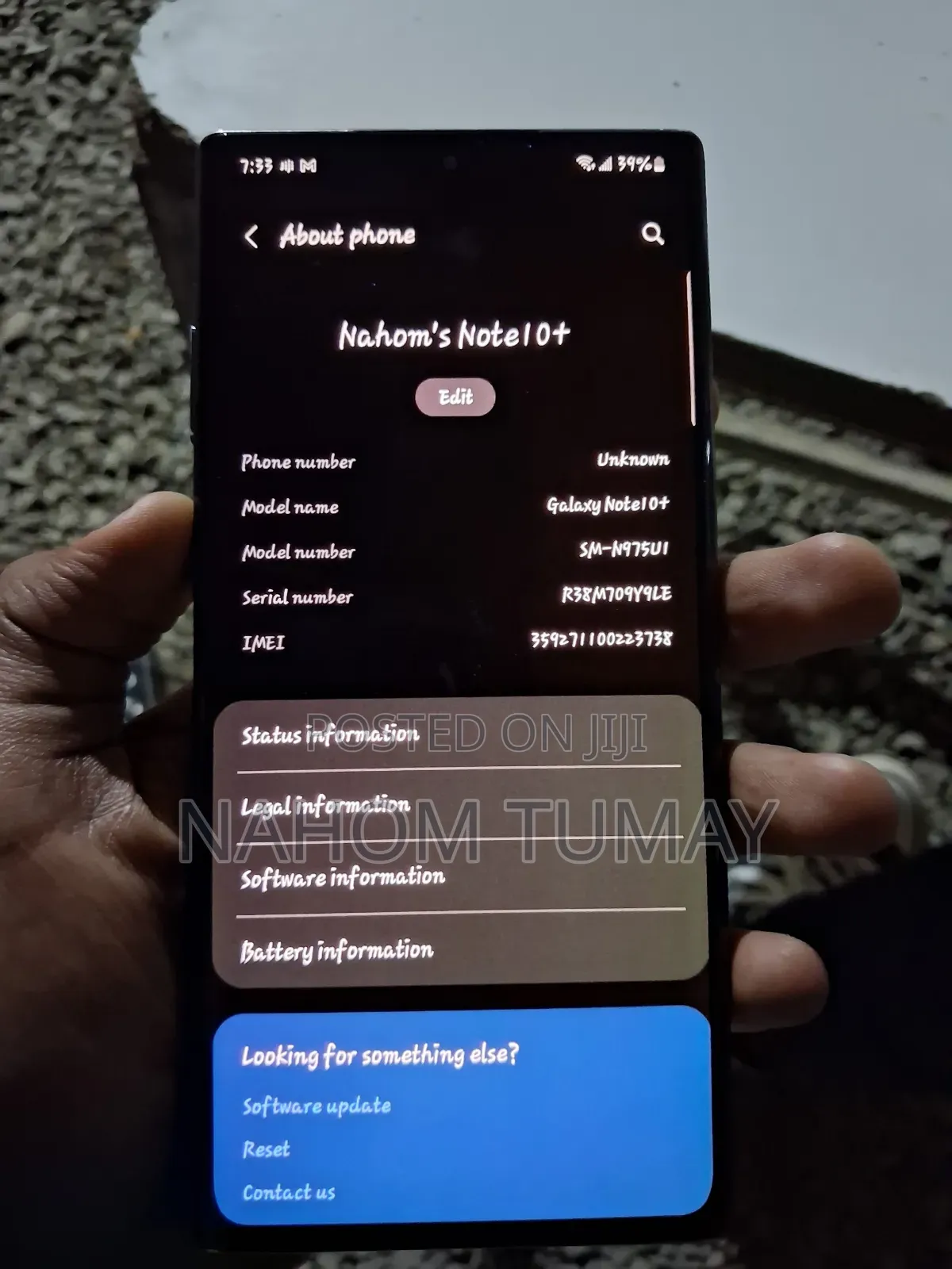 Samsung Galaxy Note 10 Plus 5G 256 GB Black