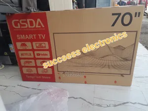 Gsda Smart Tv 70 Inch Andraid Doubel Gelass 2026 Quality Hifi Speak