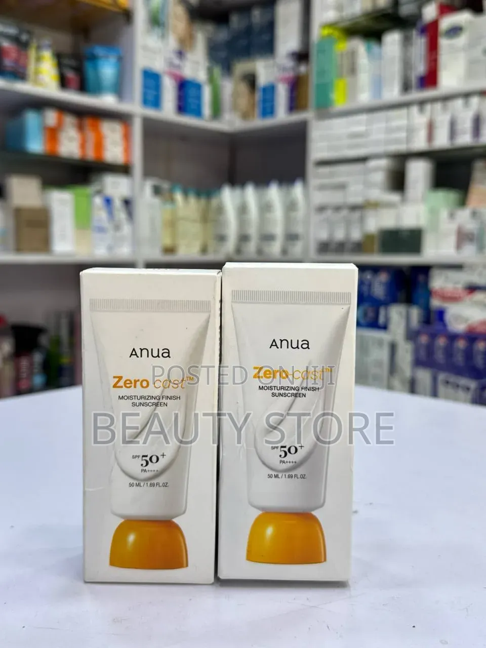 Anua Zero-Cast Moisturizing Finish Sunscreen