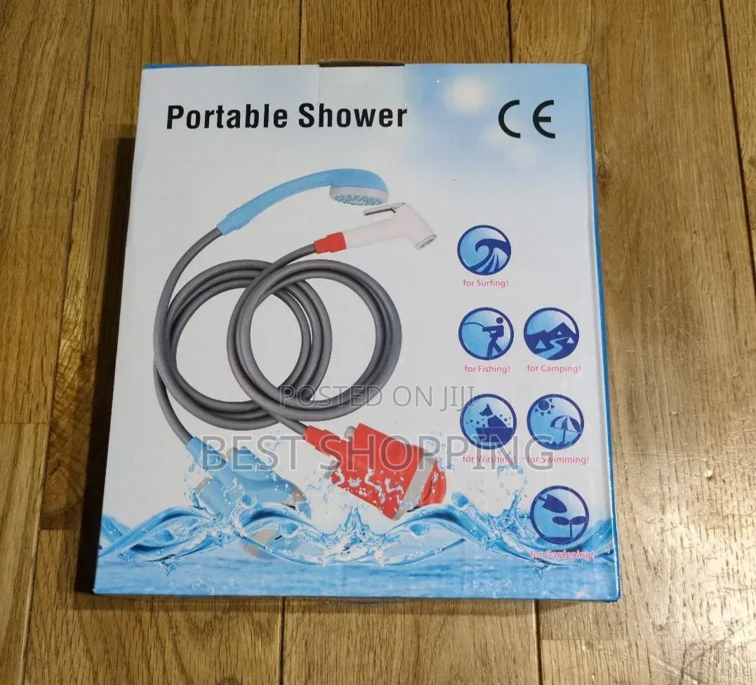 Portable Shower Pump Travel Home Outdoor Indoor በቻርጅ የሚሰራ ሻወር ፓምፕ