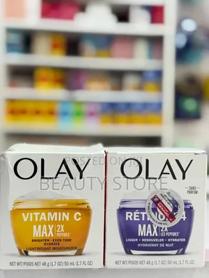 Olay Vitamin C Max and Retinol Moisturizer