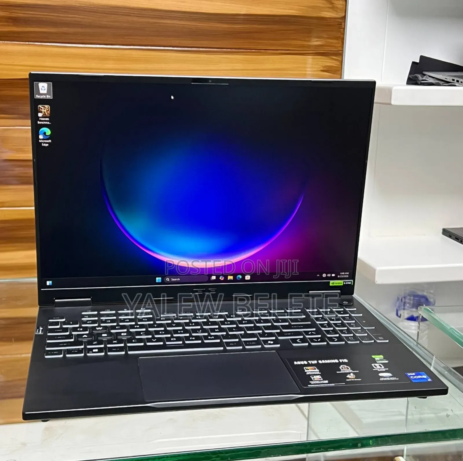 New Laptop Asus TUF Gaming F16 16GB Intel Core i7 SSD 1T
