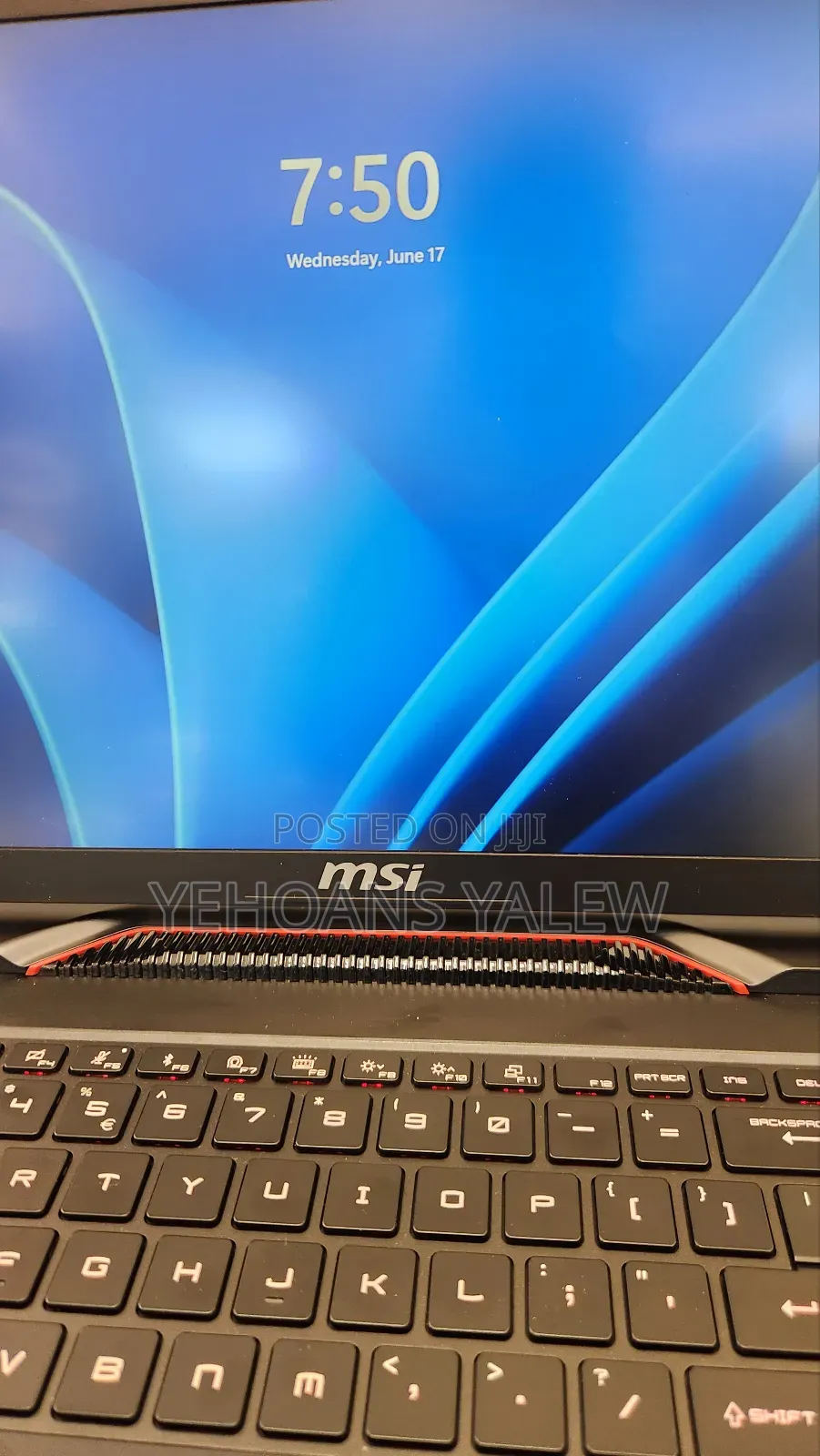 New Laptop MSI Vector 16 HX AI A2XWIG 16GB Intel Core i9 SSD 1T