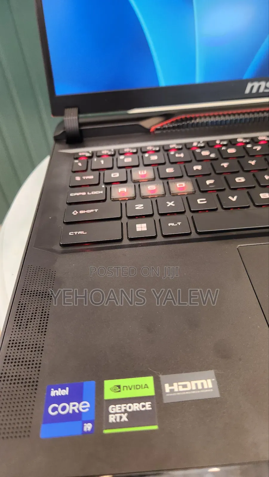 New Laptop MSI Vector 16 HX AI A2XWIG 16GB Intel Core i9 SSD 1T