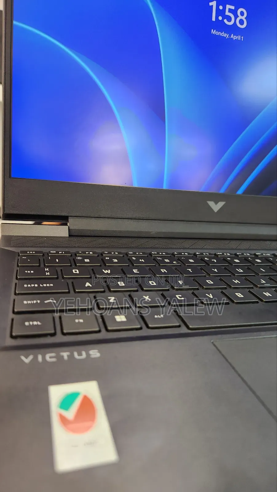 New Laptop HP Victus 16 16GB Intel Core i7 SSD 512GB