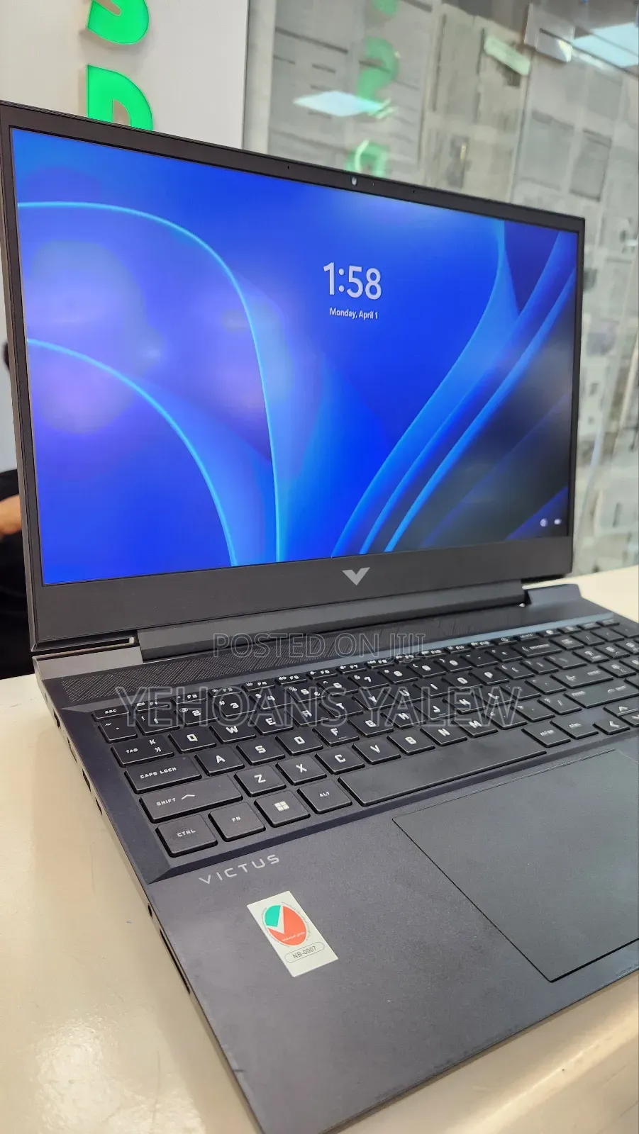 New Laptop HP Victus 16 16GB Intel Core i7 SSD 512GB