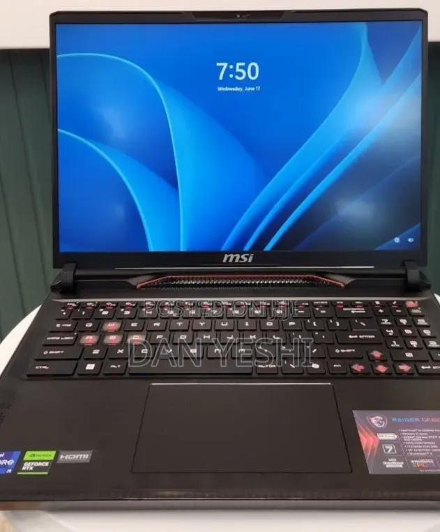 New Laptop MSI Raider GE68HX 13VI-202US 16GB Intel Core i9 SSD 1T