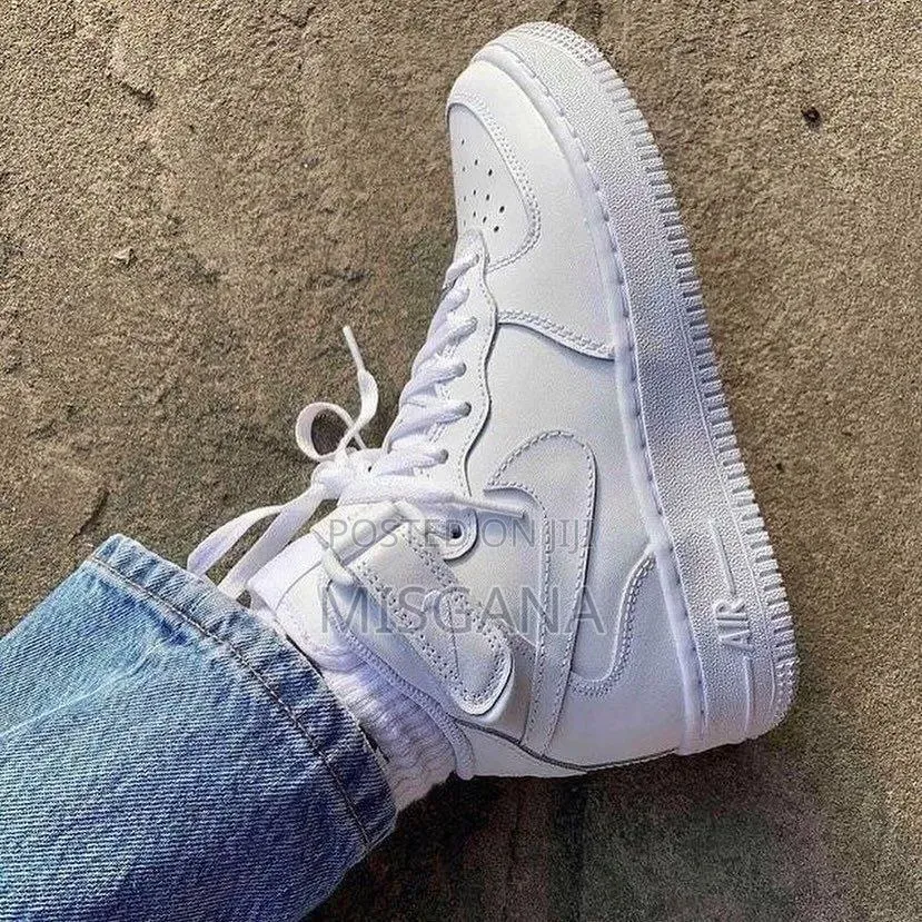 Nike Air Force 1 High Boots "Triple White"