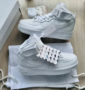 Nike Air Force 1 High Boots "Triple White"