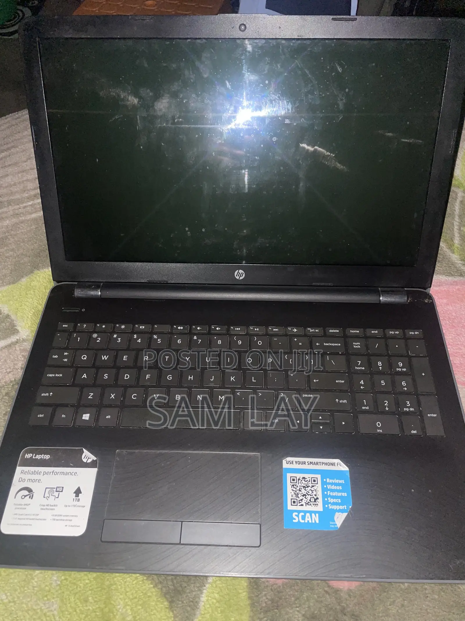 Laptop HP 15-dw0037wm 8GB HDD 1T