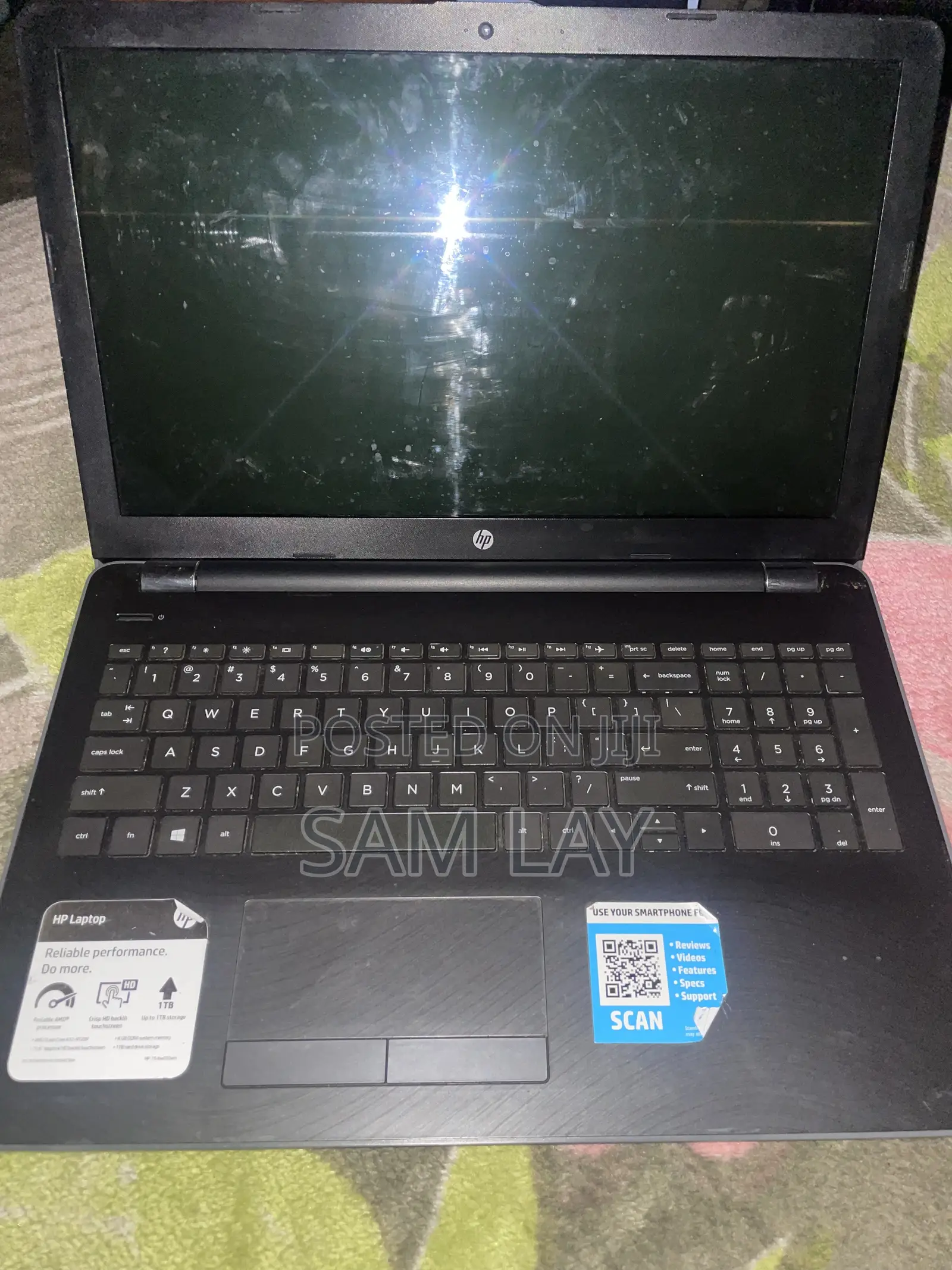 Laptop HP 15-dw0037wm 8GB HDD 1T