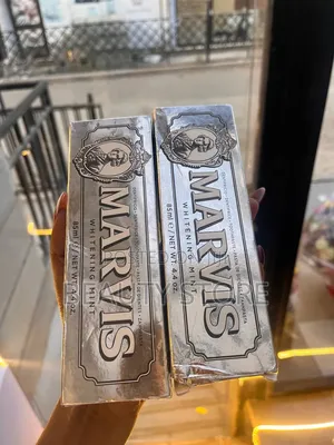 Marvis Whitening Mint Toothpaste.