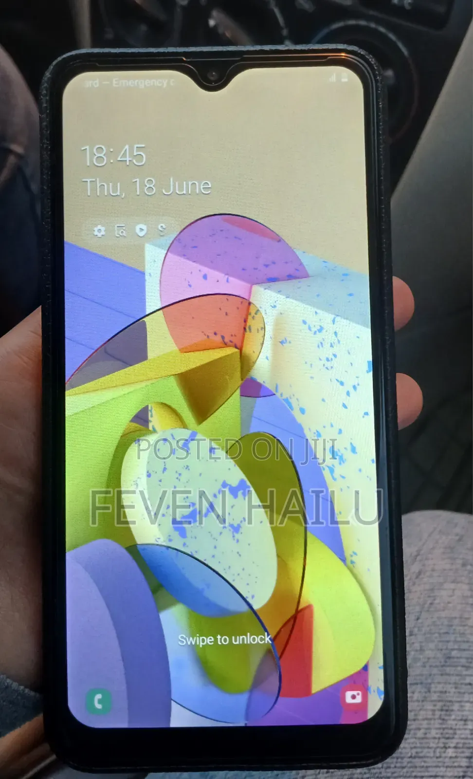 New Samsung A10 32 GB Black