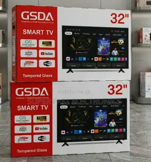 Gsda 32 Inch Tv Smart –Hd Ready Led Tv With Wi-Fi, Youtube (New 2026)