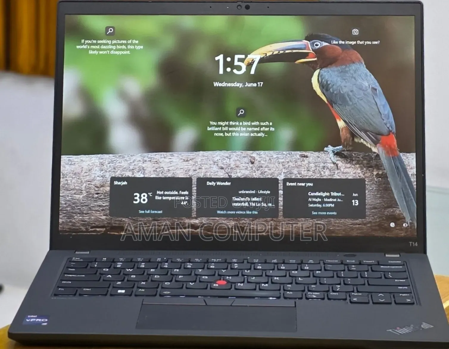 New Laptop Lenovo ThinkPad T14s G4 16GB Intel Core i7 SSD 512GB
