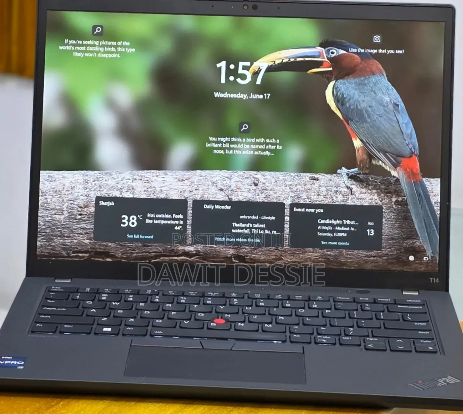 New Laptop Lenovo ThinkPad T14 16GB Intel Core i7 SSD 512GB