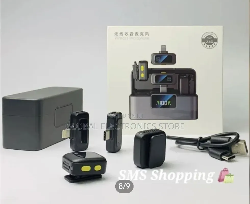 የai Technology የተገጠመለት Dual Original Lavalier Microphone