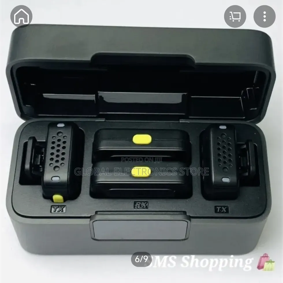 የai Technology የተገጠመለት Dual Original Lavalier Microphone