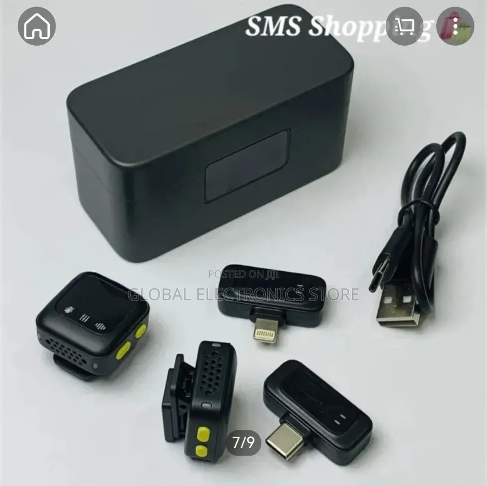 የai Technology የተገጠመለት Dual Original Lavalier Microphone