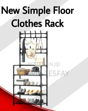 Simple Floor Clothes Rack