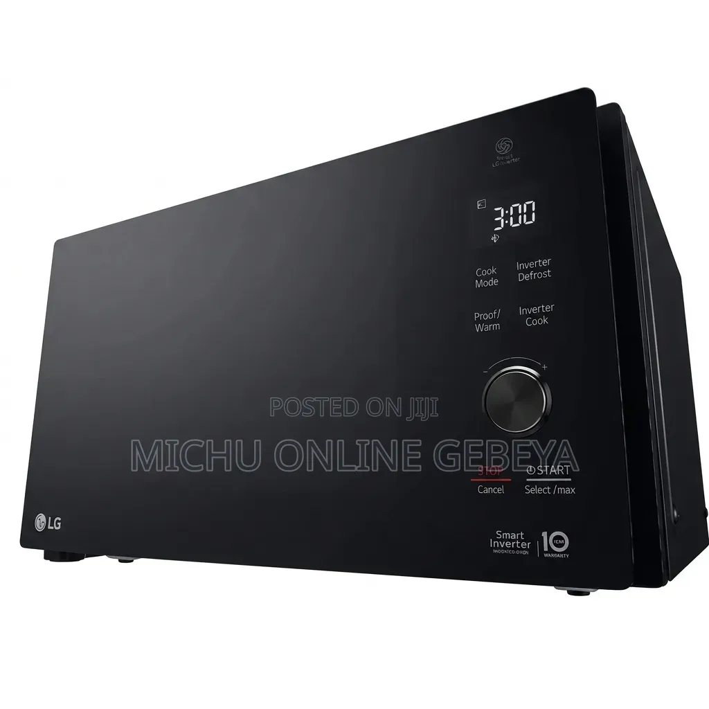 Lg Black Microwave Oven With Grill, 42l/Free Delivery