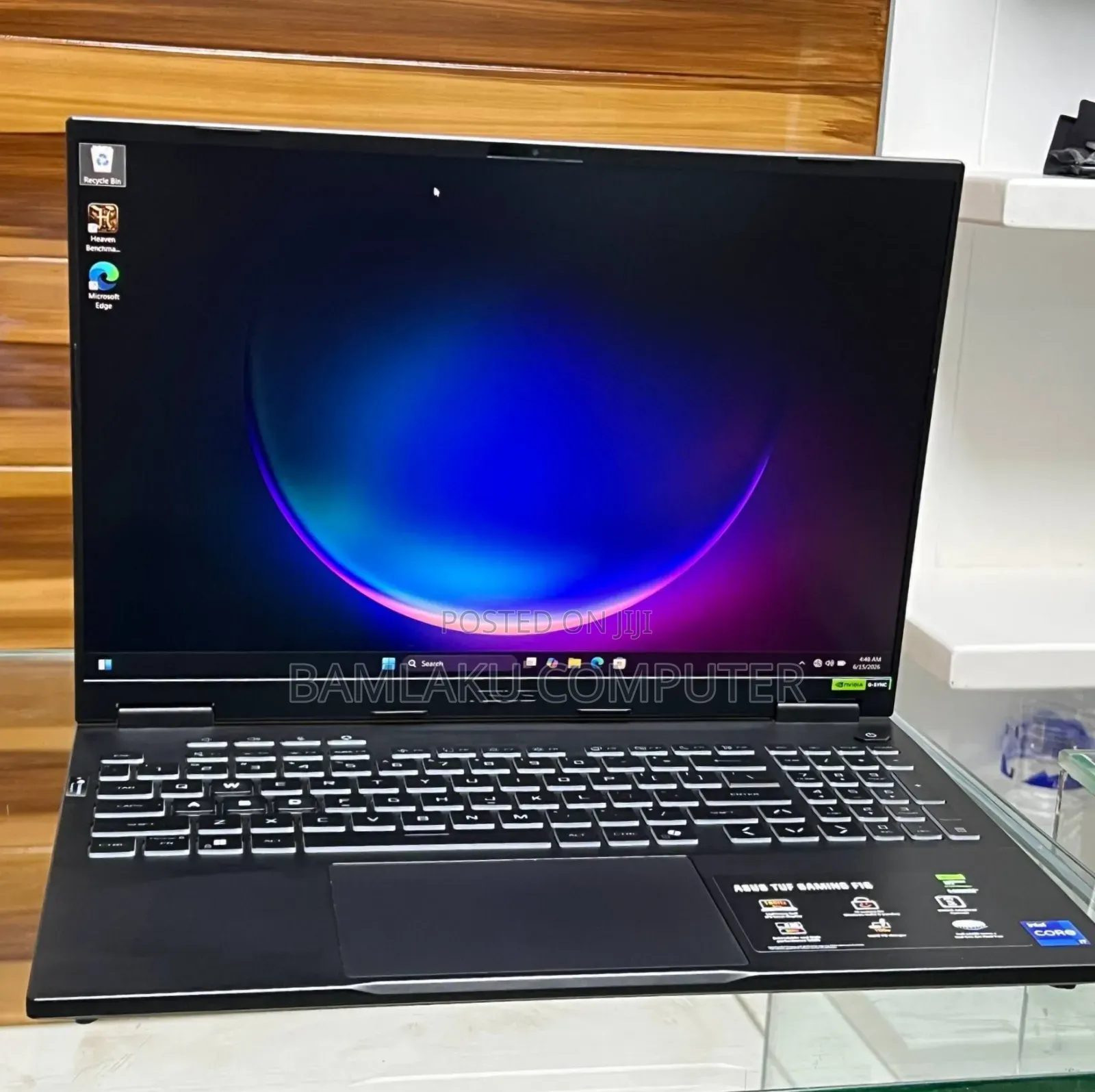 New Laptop Asus TUF Gaming F16 16GB Intel Core i7 SSD 1T