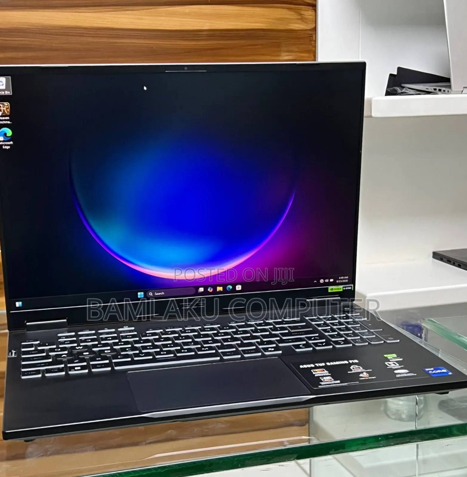 New Laptop Asus TUF Gaming F16 16GB Intel Core i7 SSD 1T