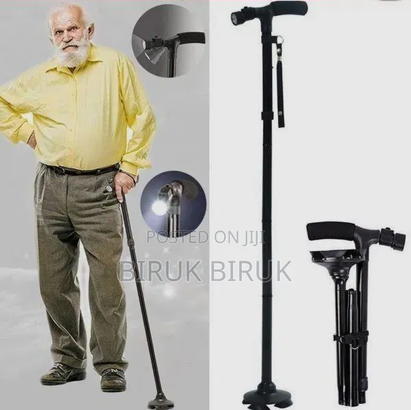 Telescopic Elderly Crutch