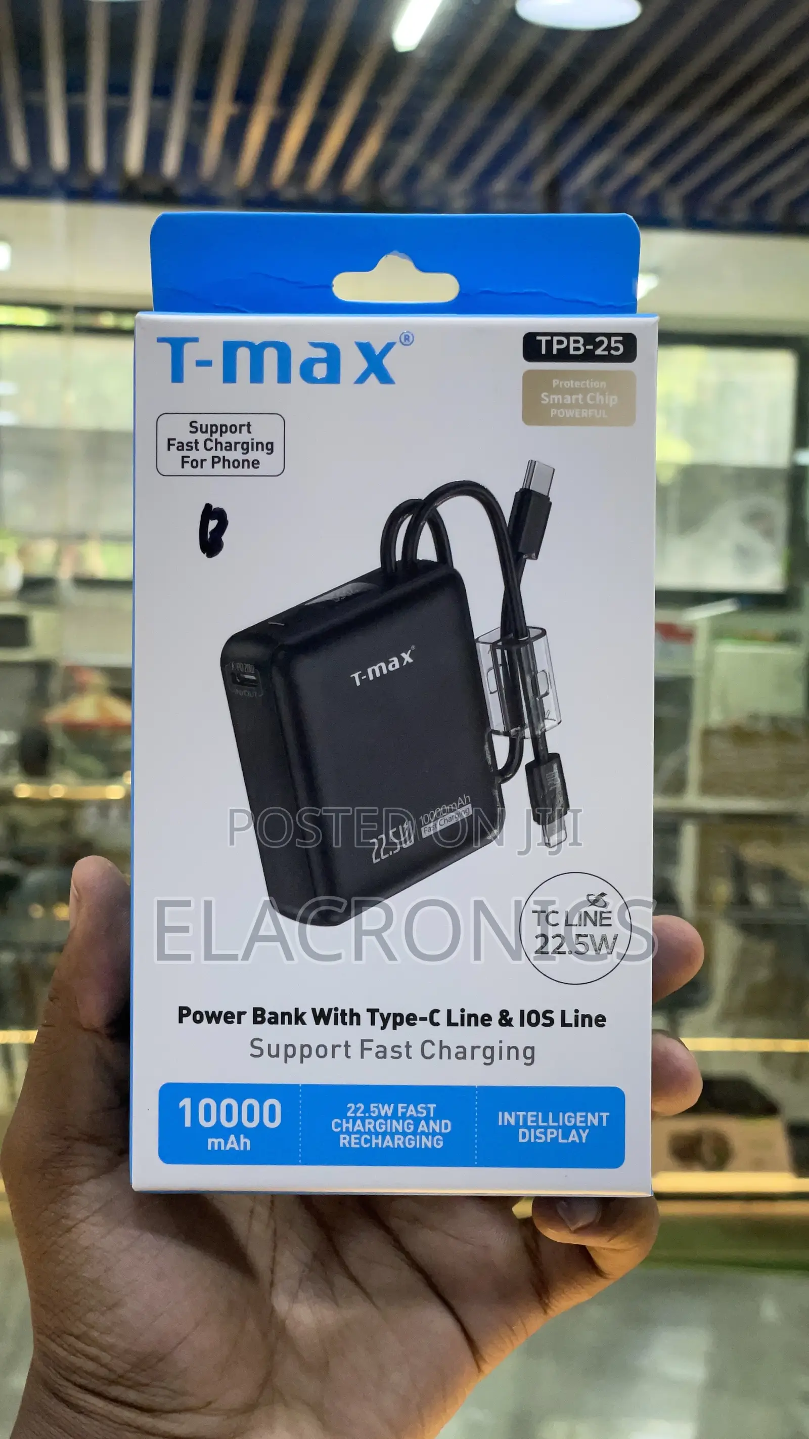 10000 Mah Mini Power Bank T Max | Fast Charging