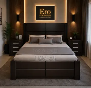 Bed Queen Size 150x190 With 2 Side Table