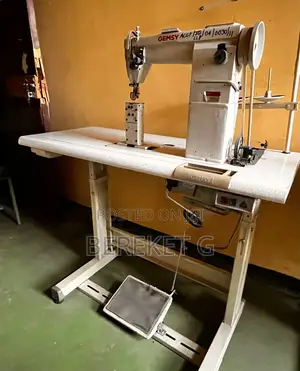 Gemsy ፖስት ቤድ የቆዳ ስፌት ማሽን | Post Bed Double Needle Sewing Machine