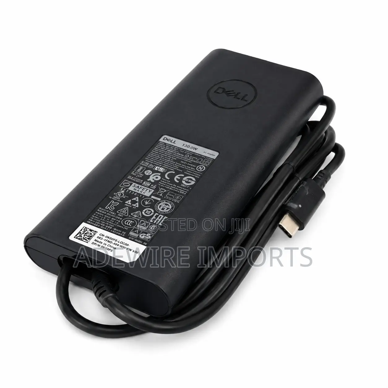 Dell Type-C 130w 20v/6.5a (Origional) Laptop Charger With Vat
